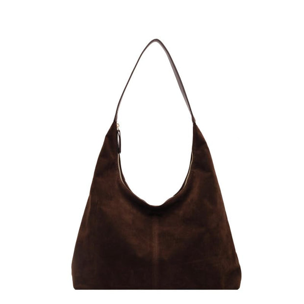 Women’s Suede Crescent Shoulder Bag Women Tote Bag Satchels Crossbody Purse Fall Underarm Bag Winter Hobo BagTop-handle Travel College Work Tote Handbag