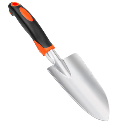 Small Gardening Tools for Digging, Rust Resistant Gardening Spade Trowel Tools, Orange