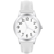 Women's Watch Analog Quartz, Leather Strap Easy Read Tone Premium Fashion Wrist for Women Ladies Girls