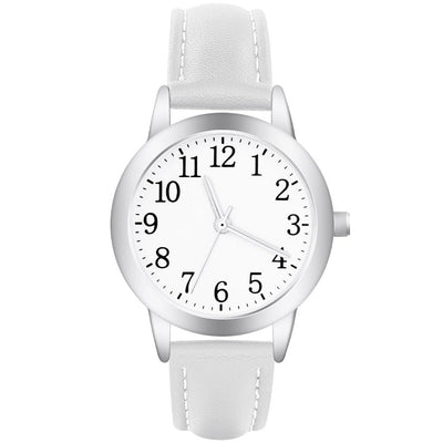 Women's Watch Analog Quartz, Leather Strap Easy Read Tone Premium Fashion Wrist for Women Ladies Girls