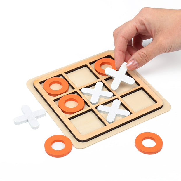 Tic Tac Toe Board Game,Tic Tac Toe Family Game, Classic Board Game, Classical Family Board Game,Children's Tic Tac Toe Game