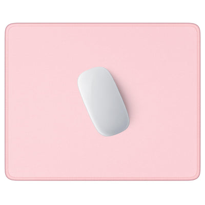 Mouse Pad, Premium-Textured Square Mousepad 26 x 21 cm, Stitched Edge Anti-Slip Waterproof Rubber Mouse Mat, Pretty Cute Mouse Pad for Office Gaming Laptop Women Kids Pink