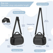 Cameras Case, Waterproof Shockproof DSLR Camera Single Bag, Adjustable Shoulder Strap Compatible with Sony, Canon, Samsung, Fuji, Panasonic, Casio, Nikon