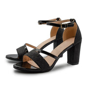 Womens Sparkle Diamante Low Mid Heel Sandals Wedding Bridal Prom Ladies Party