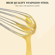 Stainless Steel Whisk Set 8" 10" 12" Kitchen Whisk Balloon Whisk Kitchen Wisk Wire Whisks for Cooking, Whisking, Blending, Beating, Stirring-3 Pack