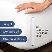 Size 4 Piece Sheet Set - Comfy Breathable & Cooling Bed Sheets Set - Hotel Luxury Bedding for Women, Men, Kids & Teens - Deep Pockets, Easy Secure Fit, Soft and Wrinkle