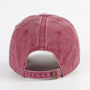 Unisex Baseball Cap 100% Cotton Fits Men Women Washed Denim Adjustable