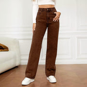 Wide Leg Jeans for Women UK Jeans with Straight Leg High Waisted Stretchy Wide Pants with Pockets