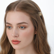 6Pcs Mini Hair Claw Clips,Rhinestone Small Hair Clips Metal Pretty Claw Clip Decorative Hairs Accessories Clip for Women