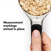 4 Piece Stainless Steel Measuring Cups with Magnetic Snaps