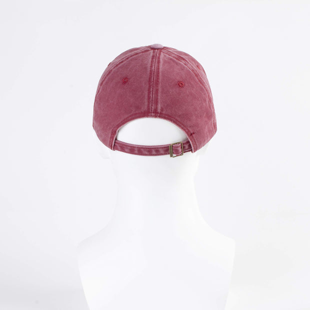 Unisex Baseball Cap 100% Cotton Fits Men Women Washed Denim Adjustable