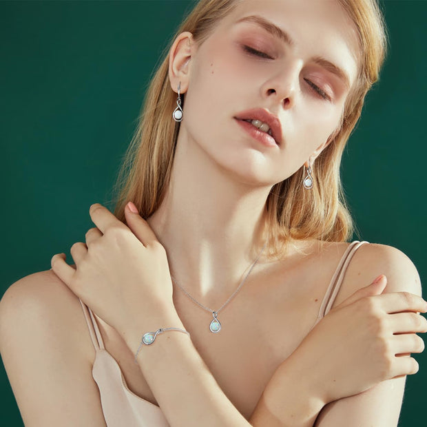 925 Sterling Silver Birthstone Necklaces for Women Fine Jewellery Infinity Pendant Anniversary Birthday Gifts for Her Women Wife Mom Lady Daughter, Chain 16"+2" Extend