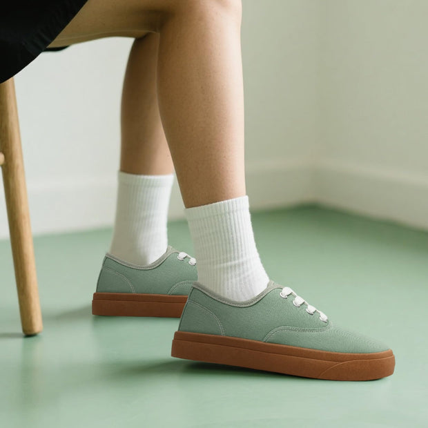 Ladies Canvas Shoes Women Low Top Sneakers Unisex Classic Lace Up Trainers for Men Canvas Plimsolls Pumps Casual Tennis Shoes