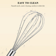 Stainless Steel Whisk Set 8" 10" 12" Kitchen Whisk Balloon Whisk Kitchen Wisk Wire Whisks for Cooking, Whisking, Blending, Beating, Stirring-3 Pack