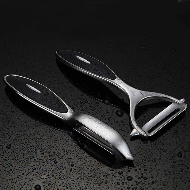 vegetable, Apple Peelers for kitchen, Fruit, Carrot, Veggie, Potatoes Peeler, Y-Shaped and I-Shaped Stainless Steel Peelers, with Ergonomic Non-Slip Handle & Sharp Blade, Good Sturdy (2PCS)