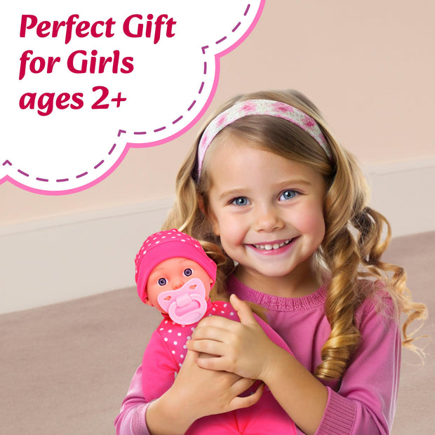 Soft Baby Doll Set - With Talking Function & Accessories - Baby Dolls For Girls - Doll Suitable From 2 Years +