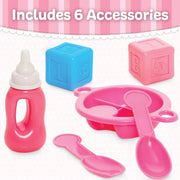 Soft Baby Doll Set - With Talking Function & Accessories - Baby Dolls For Girls - Doll Suitable From 2 Years +