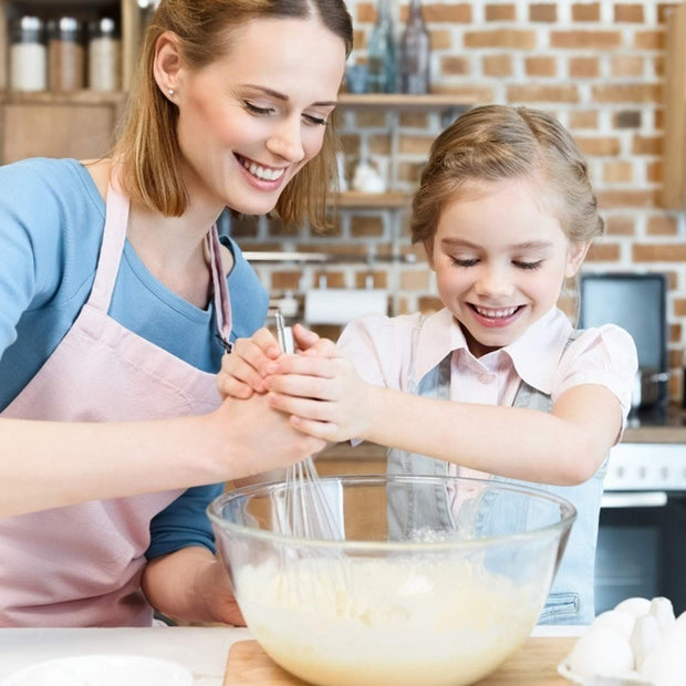 Stainless Steel Whisk Set 8" 10" 12" Kitchen Whisk Balloon Whisk Kitchen Wisk Wire Whisks for Cooking, Whisking, Blending, Beating, Stirring-3 Pack